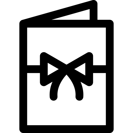 Icône de papeterie événementielle